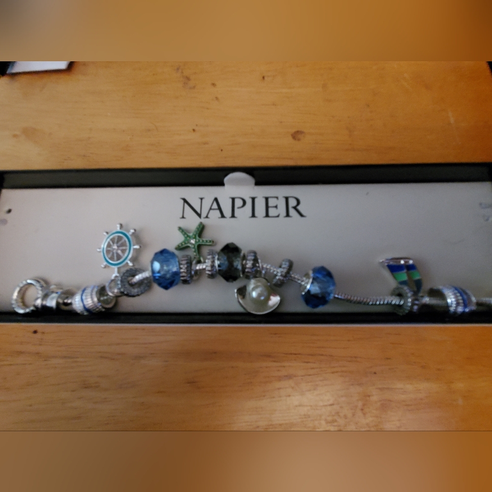 Brand New Napier Beachy Blue Bracelet